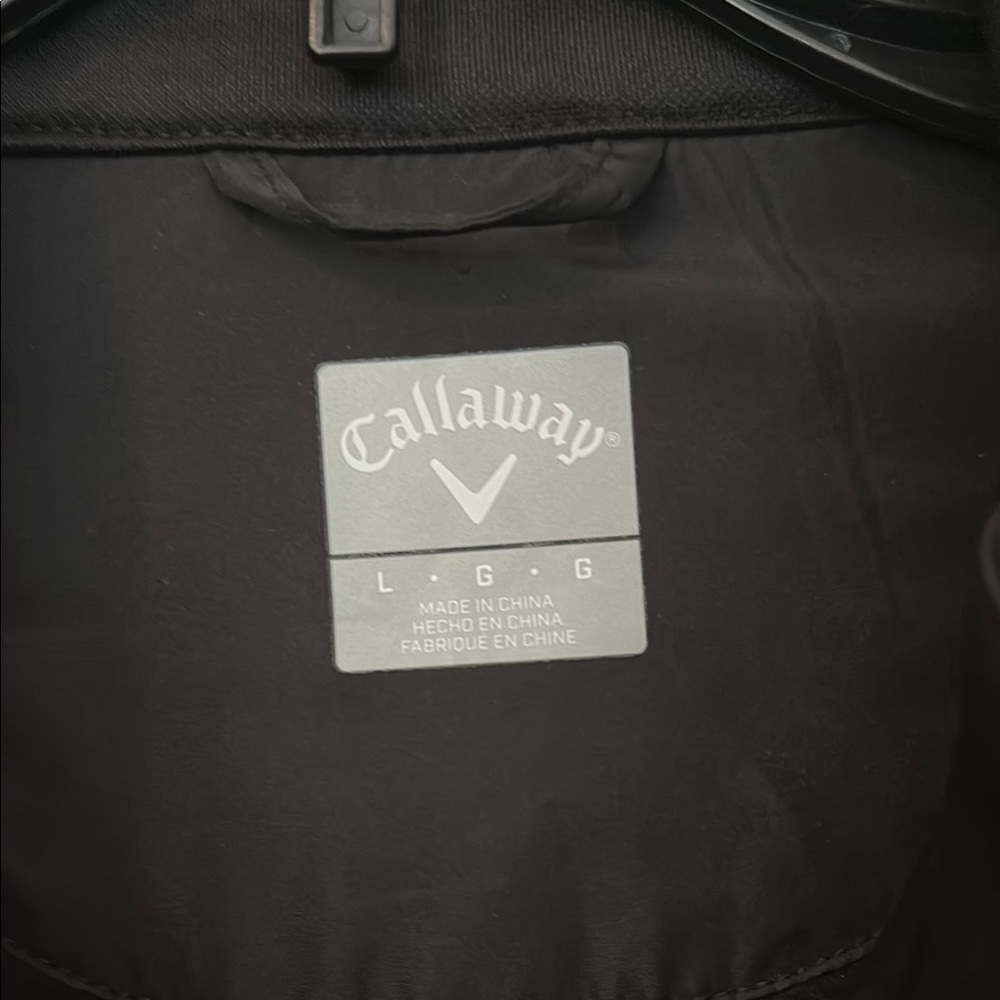 Callaway Black Performance Jacket With Water-Resi… - image 2